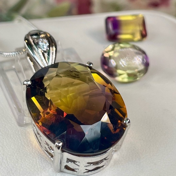 29ct‼️ Ametrine Pendant in Silver 925 - Picture 11 of 17